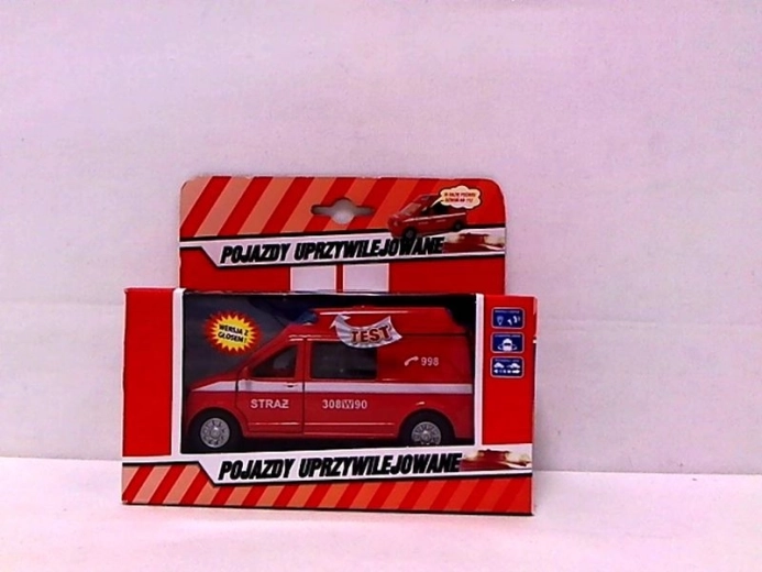 Brandweerbusje met geluid 14 cm