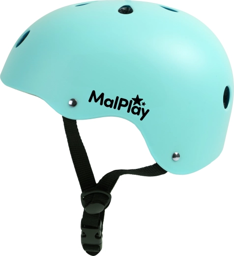 kinderfietshelm SafeKiddo, turquoise, maat S (48–54 cm)