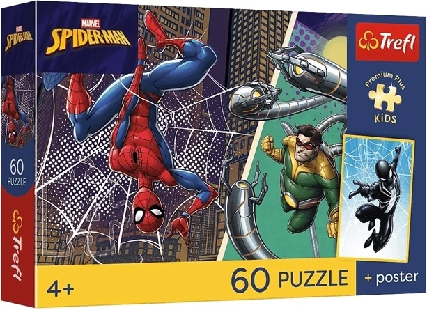 Puzzle Premium Plus kids Marvel: superheldendag 60 stukjes