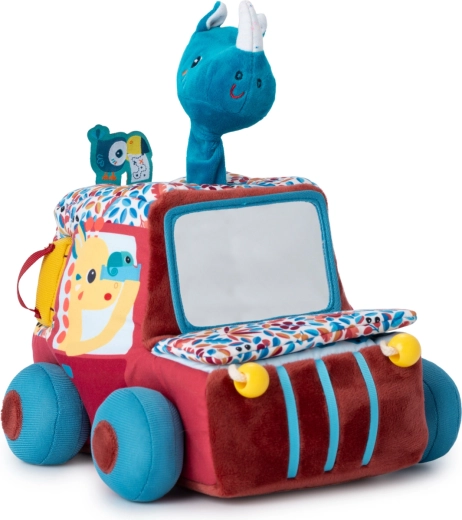Lilliputiens stoffen activiteitenauto met spiegeltje