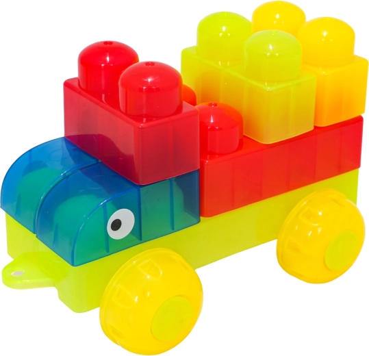 Měk ké gelbouwstenen 82 stuks met koffertje