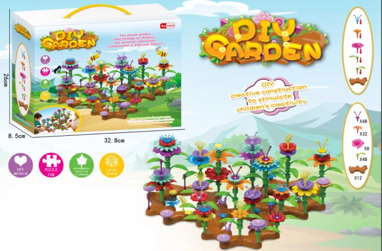Constructiespeelset DIY tuin