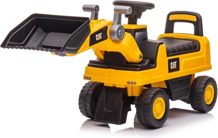 Loopauto graafmachine CAT Baby Mix, geel