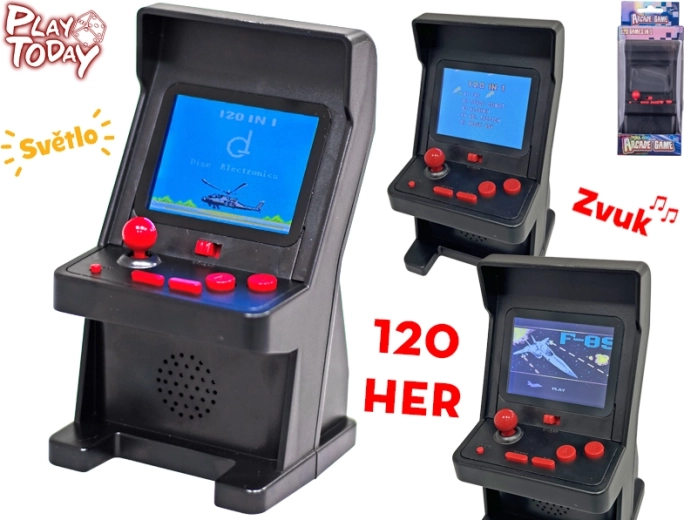 Draagbare spelconsole Play Today met 120 games en kleurendisplay