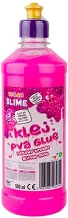 Tuban PVA-lijm met glitter 500 ml roze