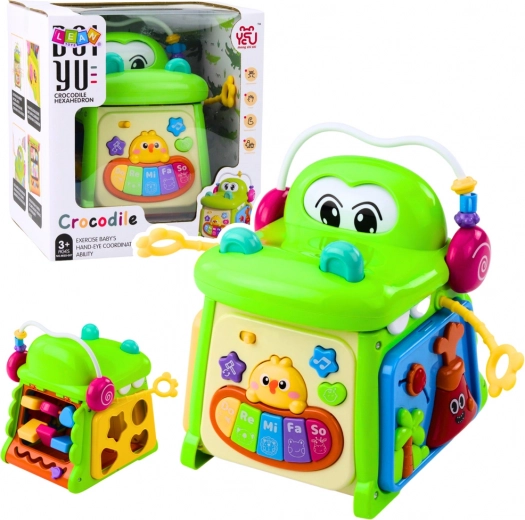 Interactieve educatieve kubus Krokodil
