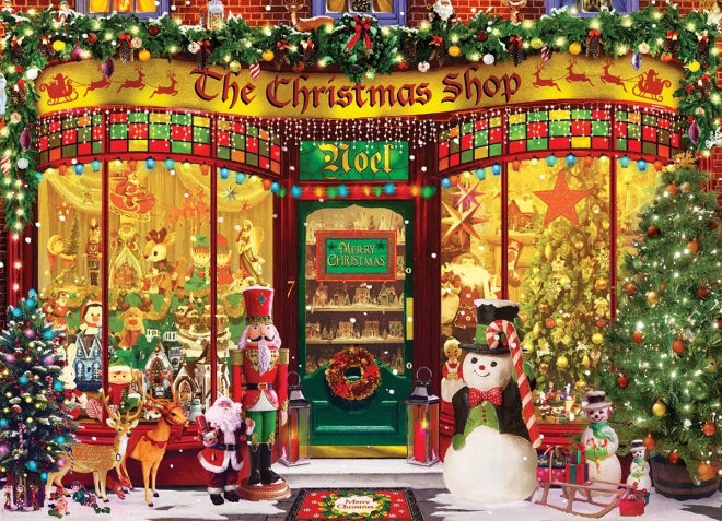 EUROGRAPHICS Puzzel Kerstwinkel 1000 stukjes