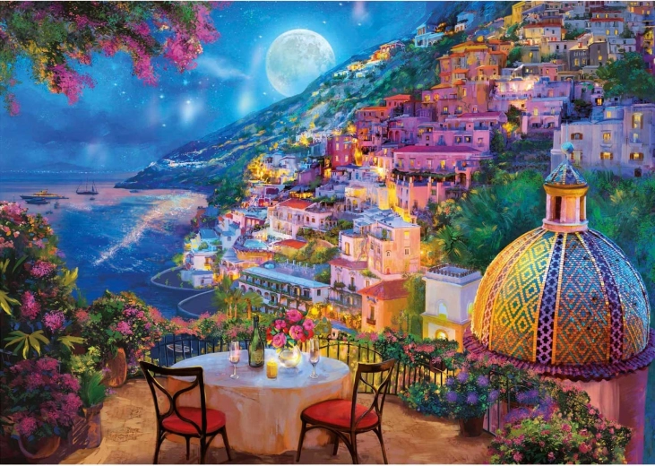 Educa puzzel Nachtelijk Positano 2000 stukjes