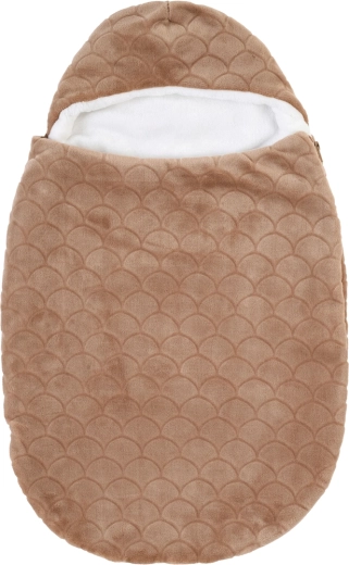 Nattou kinderslaapzak voor autostoeltje Lapidou mocha 70 cm