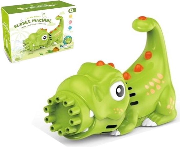 Kinderbellenblaas dinosaurus met reservoir voor zeepbellen