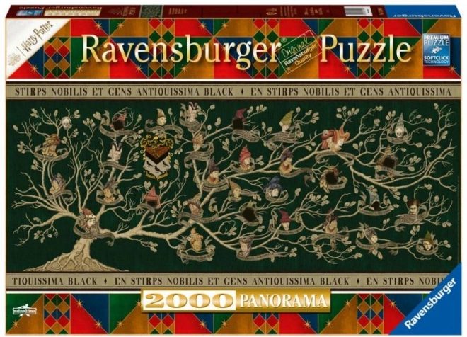 Harry Potter stamboom panorama puzzel 2000 stukjes Ravensburger
