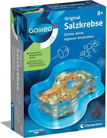 Clementoni Galileo lab originele pekelkreeftjes (artemia salina) – set voor het kweken en observeren