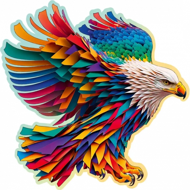 Houten puzzel Scherpziende arend 250 stukjes