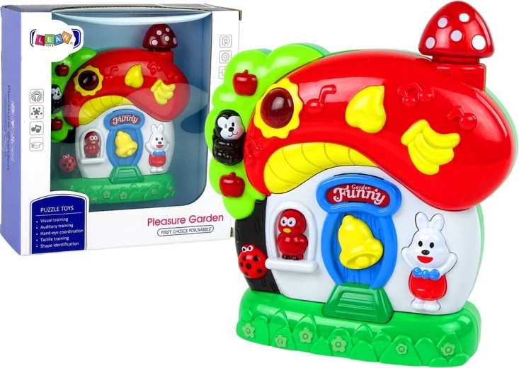 Muzikaal interactief huisje voor baby’s met dieren