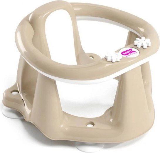 OK Baby antislip-badzitje Flipper Evolution voor in bad, beige