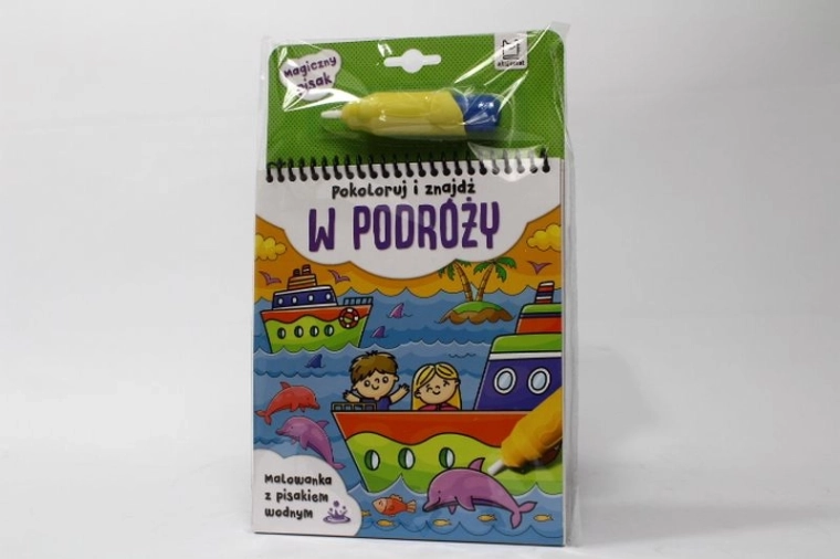 Herbruikbaar waterkleurboek met waterpen voor onderweg