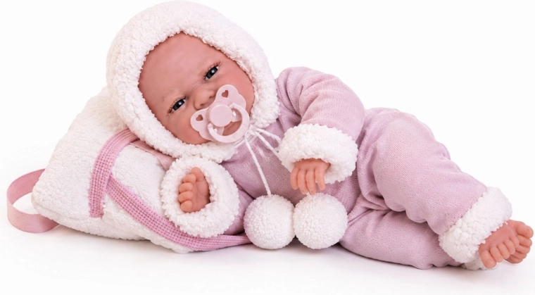 Clara - realistische baby pop met bewegingsfunctie en zacht lichaam