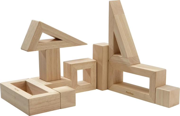 PlanToys holle houten blokken