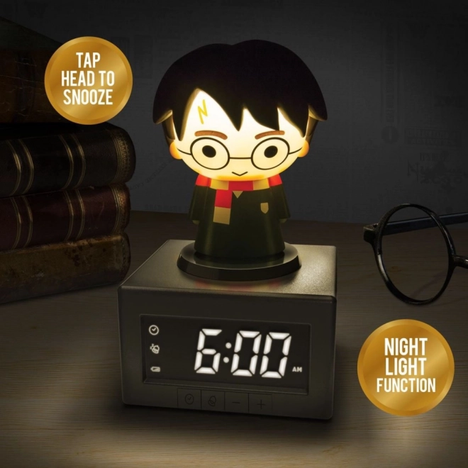 Lichtgevende tafelwekker HARRY POTTER met USB-voeding