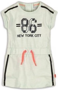 Dirkje kinderjurk joyful lets rock mint