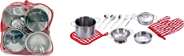 PLEJO metalen servies voor kinderen
