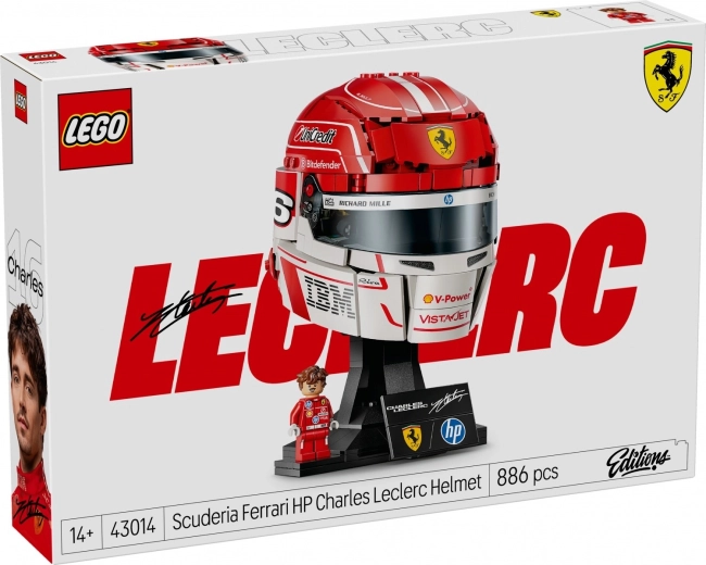 LEGO Editions helm Charles Leclerc Scuderia Ferrari HP