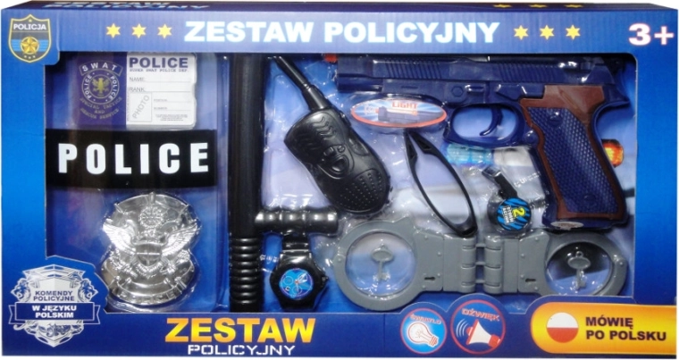 Politieset met Poolse spraakmodule