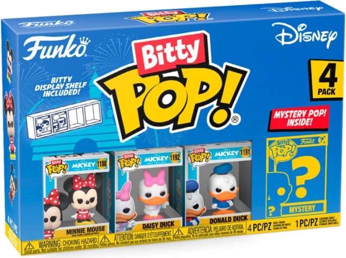 Funko Bitty POP! Disney Minnie Mouse verpakking met 4 figuurtjes