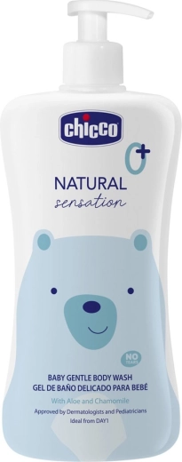 Chicco douchegel met aloë vera en kamille Natural Sensation 500 ml (vanaf de geboorte)