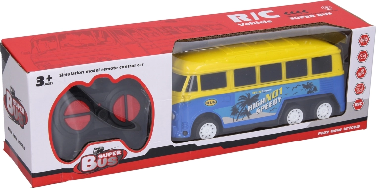 RC-bus met afstandsbediening 19 cm - 1 stuk