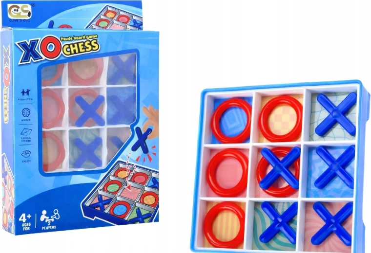 Tic-tac-toe in een doosje
