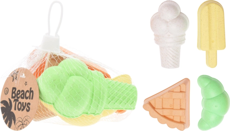 Zandvormpjes Voedsel – set van 4 stuks