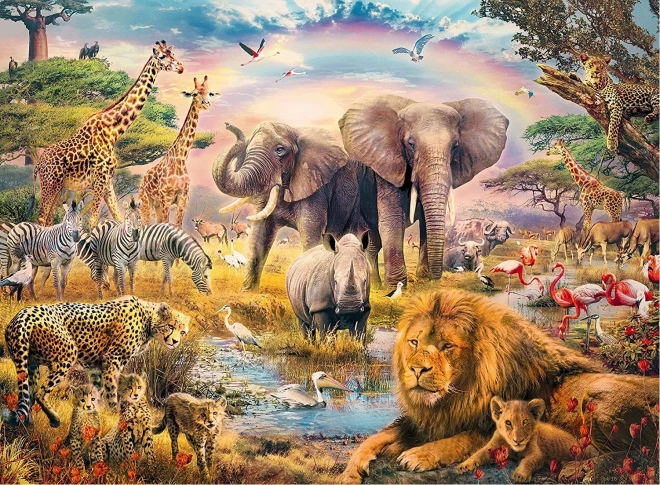Ravensburger puzzel African Safari 100 stukjes