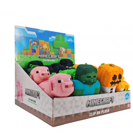 Minecraft pluchen sleutelhanger