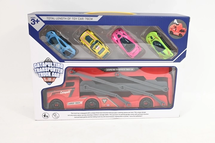 Kinderset: autotransporter met autootjes
