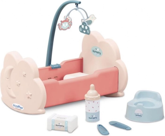 Kinderbedje met accessoires voor poppen