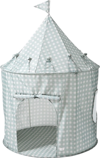 3 Sprouts kindertent recycled gingham blue