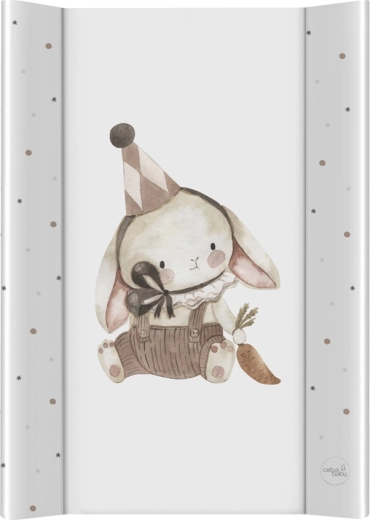 Ceba Baby ultra lichte verschoonmat met harde plank 50 × 70 cm clown bunny
