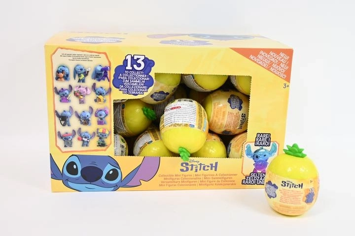 Stitch-figuurtje in ananascapsule (willekeurig model)