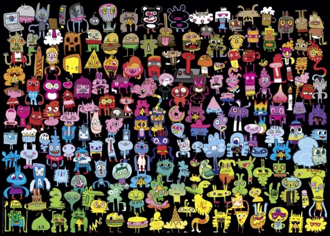 Puzzel Heye Tęčové Doodle