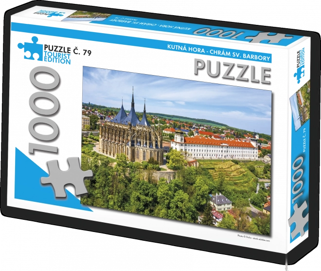 Puzzel 1000 stukjes Kutná Hora Sint-Barbarakapel