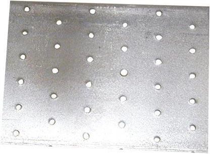 Koppelplaat 120 × 200 mm, staal 2 mm