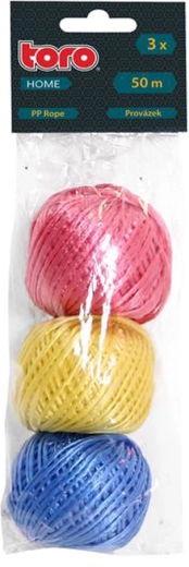 Bindtouw voor verpakken 50 m, set van 3 stuks