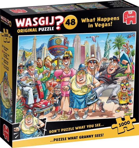 Jumbo Wasgij Original 48: Wat gebeurt er in Vegas! puzzel 1000 stukjes