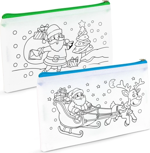 Kleur-etui met 4 stiften - 1 stuk