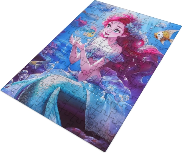 Kinderenpuzzel met zeemeermin, 100 stukjes