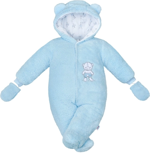 Winteroverall voor baby New Baby Nice Bear blauw