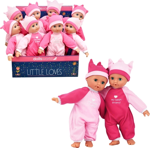 Dolls World knuffelpop Eliška of Terezka 30 cm - 1 stuk