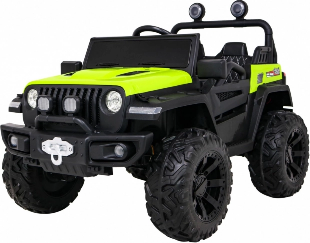 elektrische kinderauto master of terrain – groen 4x4