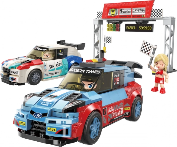 Qman MineCity Sprint in hoge snelheid bouwset